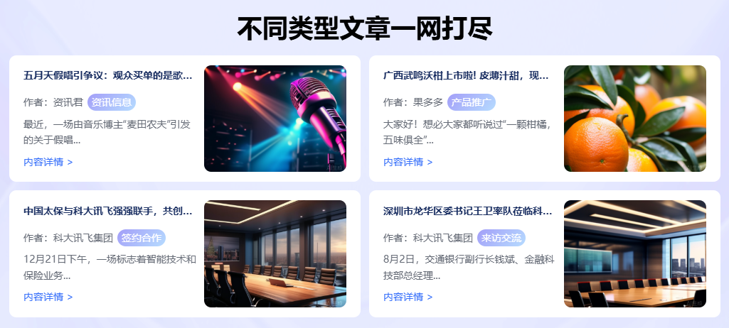AI驱动的全能创作平台-讯飞绘文