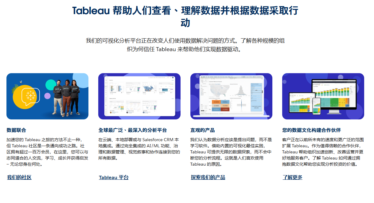 企业必备Tableau:交互式仪表盘+数据分析+图表生成+数据可视化工具免费试用!