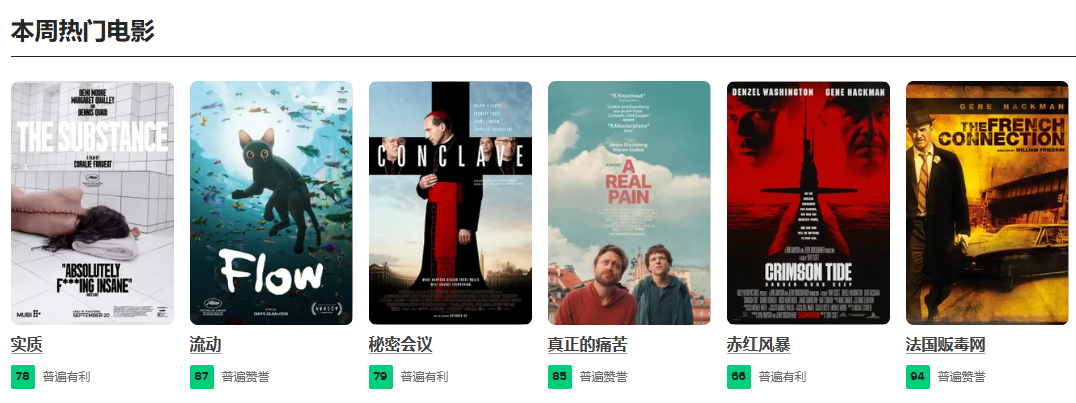 电影、游戏、音乐、电视剧,啥都评的网站。获取最专业的综合评价:Metacritic