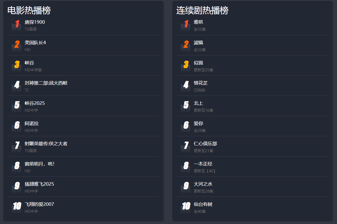 高清电影电视剧在线点播:可达影视免费在线抢先看