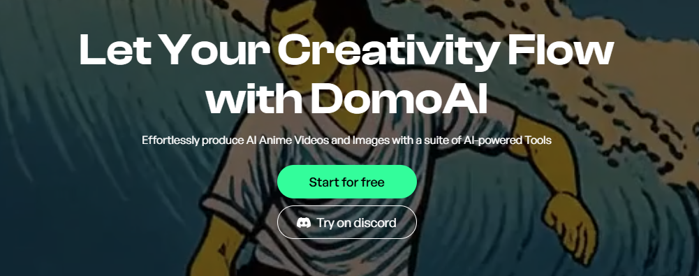 AI 创建精美图像/动漫-显著提升内容趣味性与吸引力-DomoAI