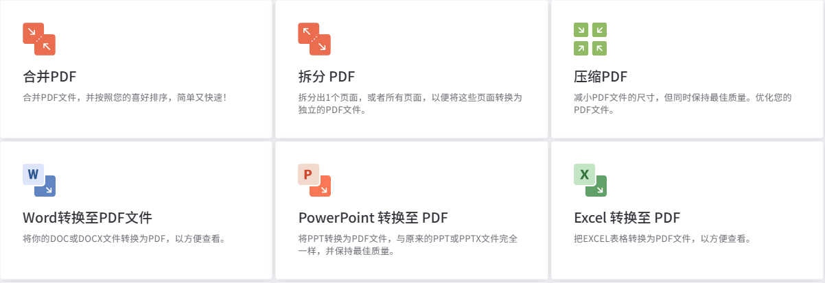 iLovePDF-智能PDF神器:一键处理PDF文件,显著提升文件管理效率!