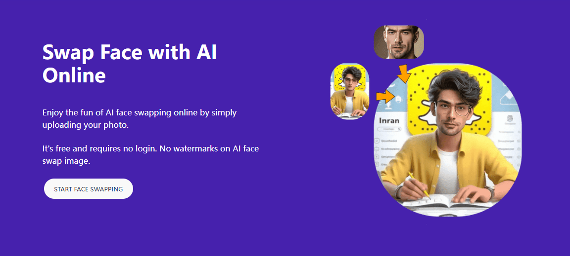 aifaceswap | 免费 AI 在线换脸工具,轻松搞定图片换脸