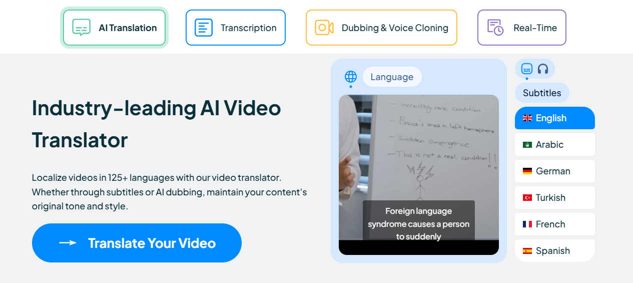 Maestra.ai: AI 驱动的转录、字幕、翻译和配音平台 | 一站式音视频本地化解决方案