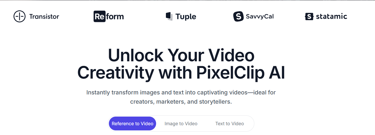 pixelclip.ai:免费AI视频生成平台,秒速生成专业视频与图像