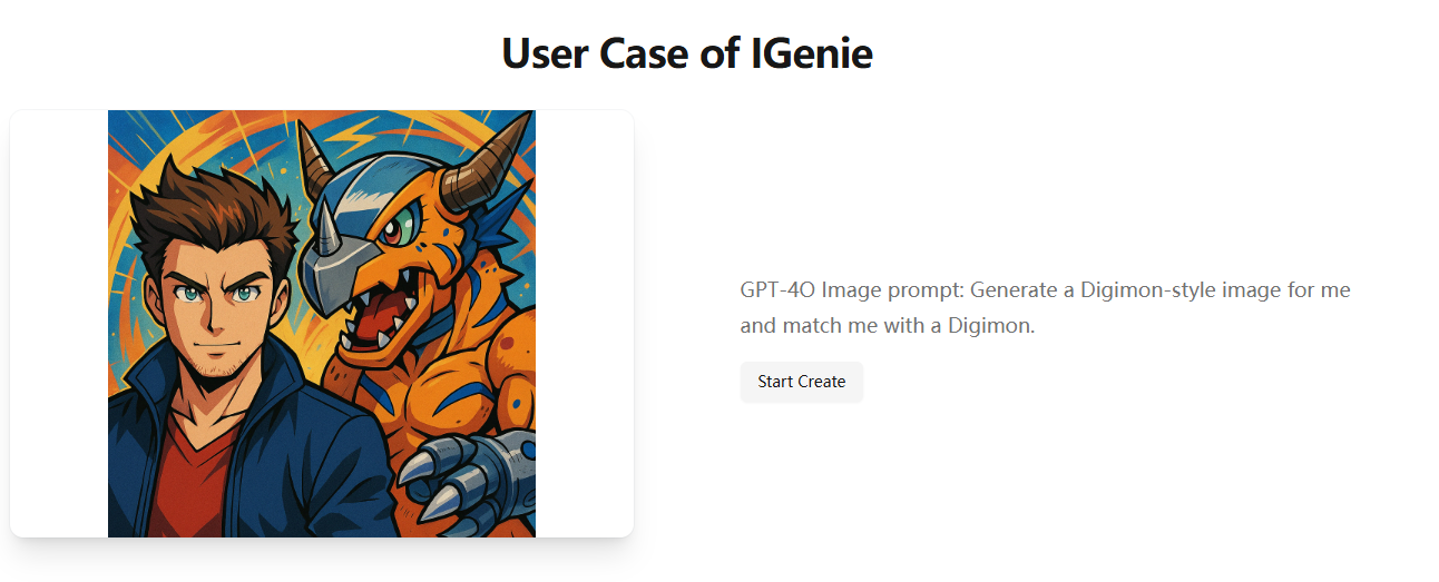 IGenie:免费AI图像神器,GPT-4O驱动一键生成高清创意图