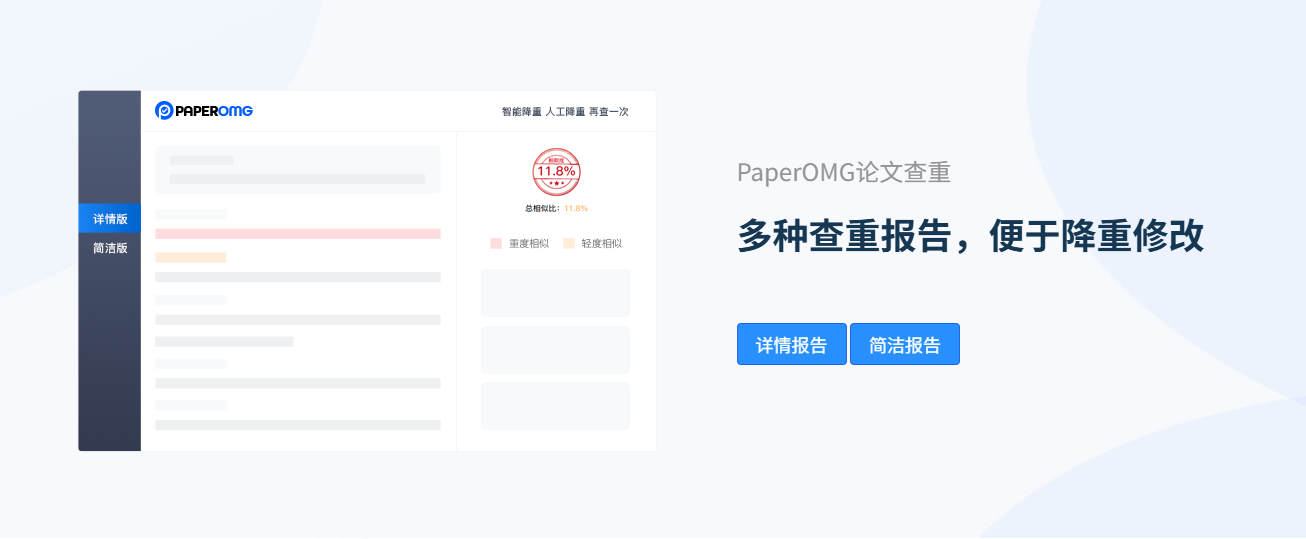 PaperOMG AI:免费论文查重降重,一站式智能秒降重复率