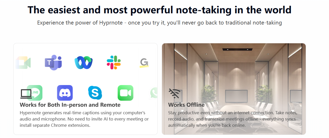 1745482134 image Hyprnote:本地AI实时语音笔记-离线多语种且笔记更私密