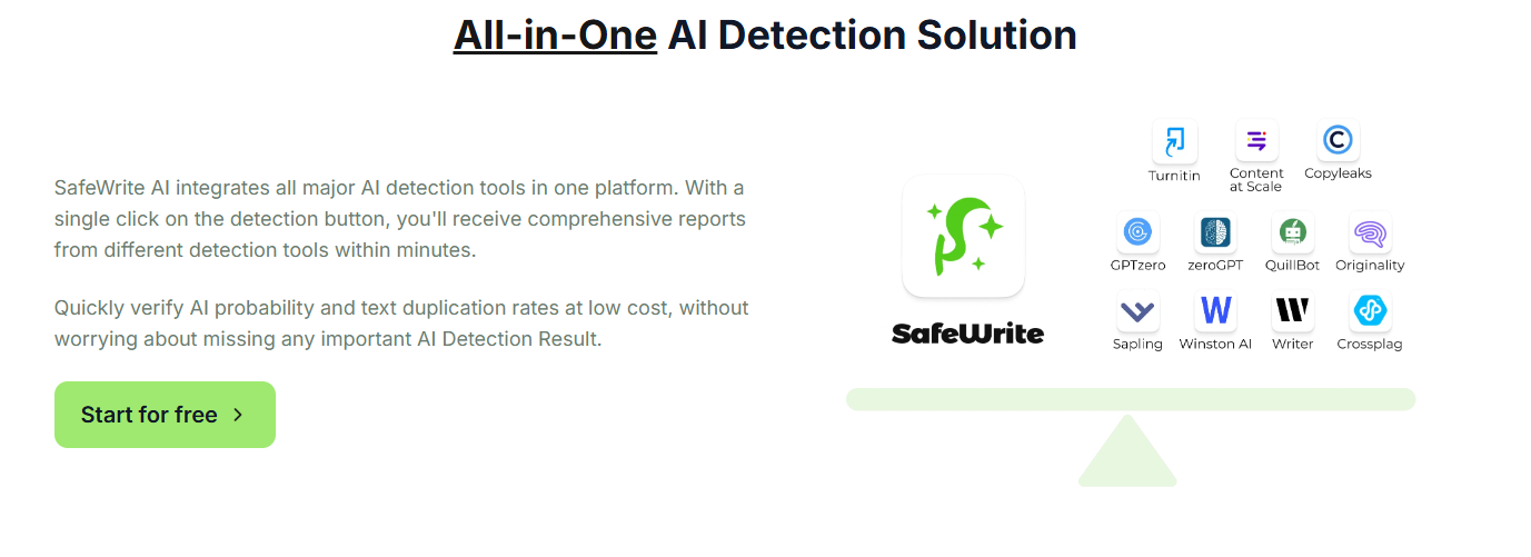 SafeWrite AI:让AI文本更似真人书写-轻松绕过AI工具检测