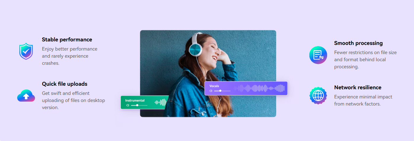 Media.io:AI智能人声移除,在线提取音乐伴奏清唱