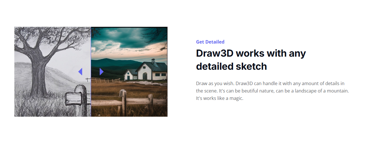 Draw3D:把你的绘画草图变成超逼真的照片,栩栩如生