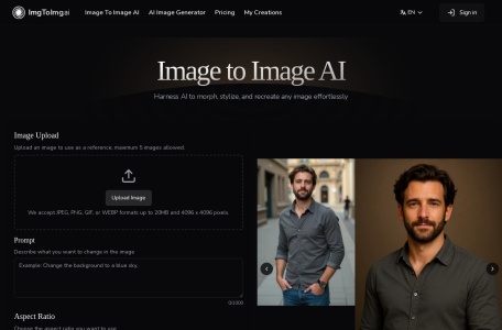 Image to Image AI: 免费AI图生图，一键秒换万千创意风格