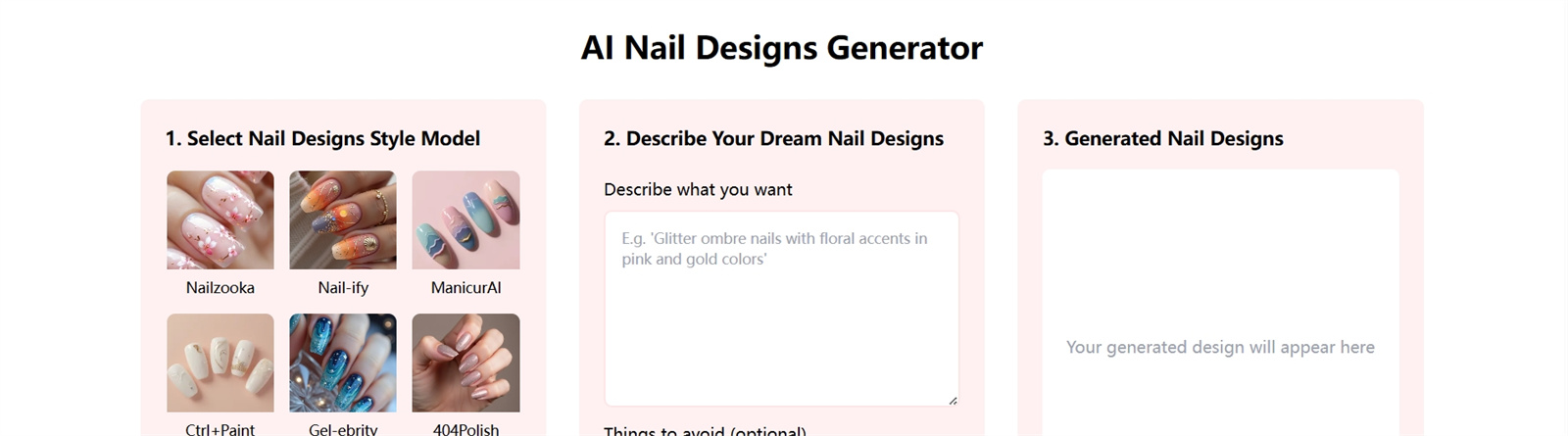 1746164722 14 Nail Designs Lab:AI美甲神器,秒出创意图,时尚随心搭!